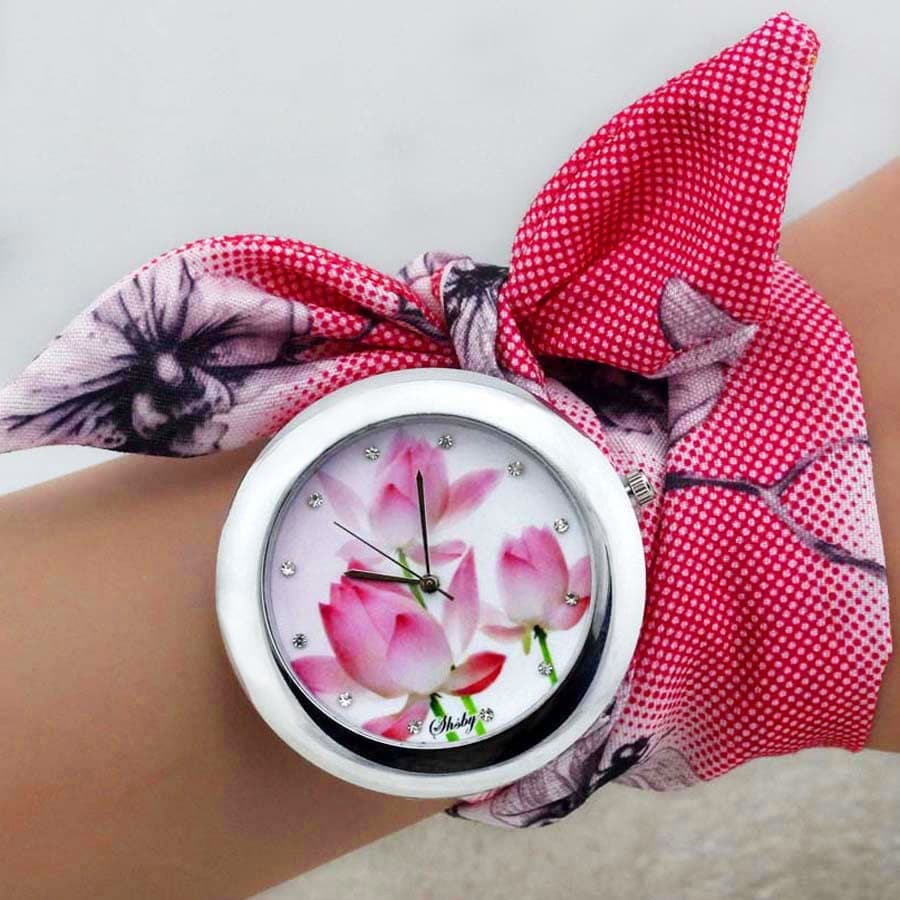 Women's Boho Watches with Fabric Bracelet - Dazpy