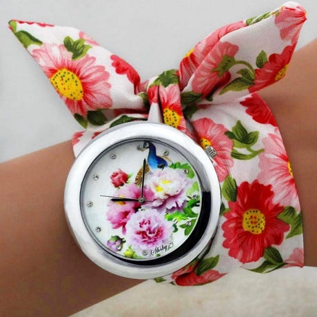 Women's Boho Watches with Fabric Bracelet - Dazpy