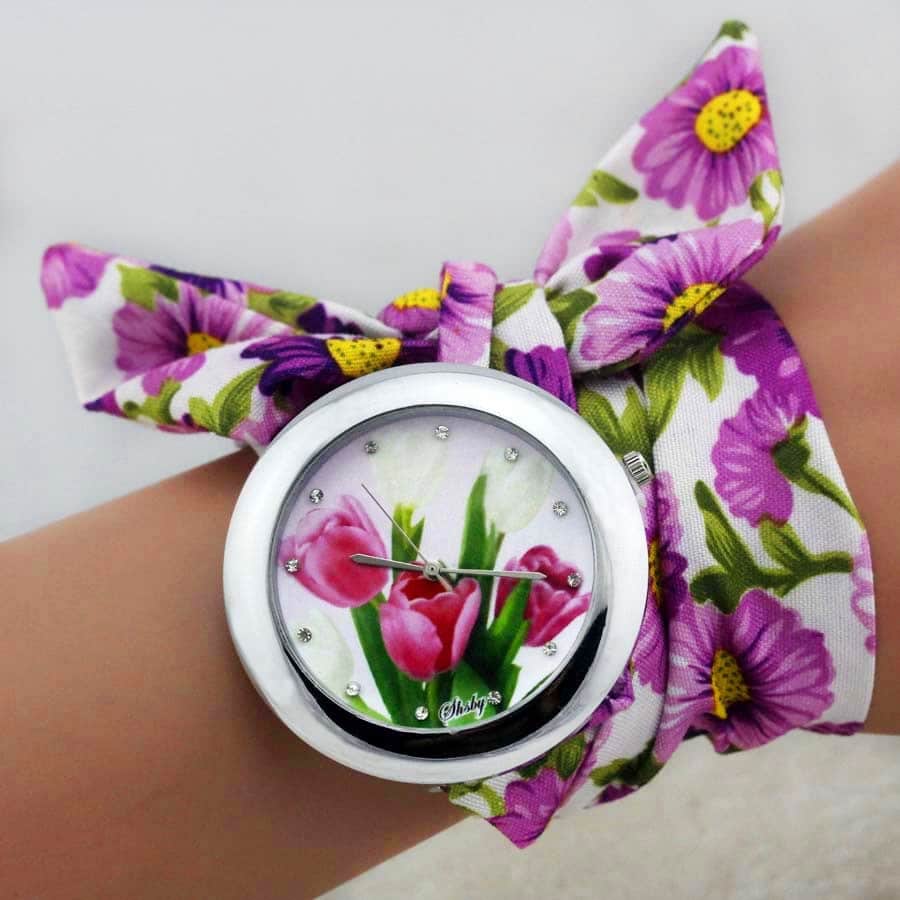 Women's Boho Watches with Fabric Bracelet - Dazpy