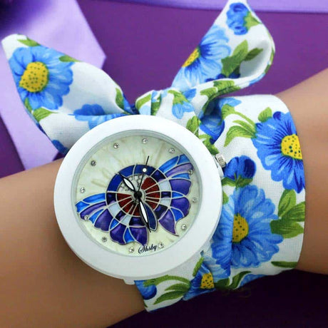 Women's Boho Watches with Fabric Bracelet - Dazpy