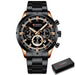 Men's Waterproof Stainless Steel Watch - Dazpy