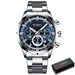 Men's Waterproof Stainless Steel Watch - Dazpy