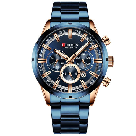 Men's Waterproof Stainless Steel Watch - Dazpy