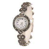 Women's Crystal Heart Bracelet Watches - Dazpy