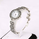 Women's Crystal Heart Bracelet Watches - Dazpy