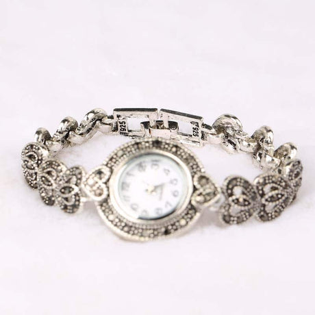 Women's Crystal Heart Bracelet Watches - Dazpy