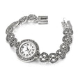 Women's Crystal Heart Bracelet Watches - Dazpy