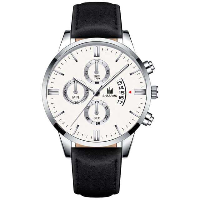 Men's Stainless Steel Quartz Watch - Dazpy