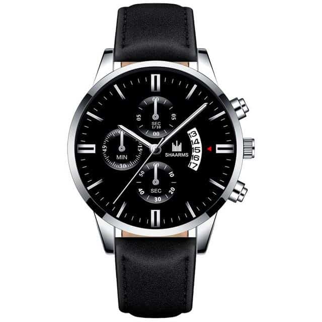 Men's Stainless Steel Quartz Watch - Dazpy