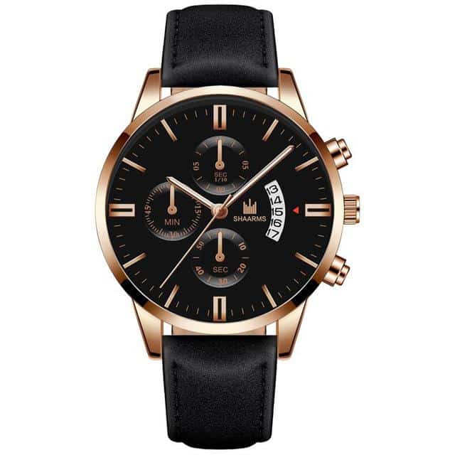 Men's Stainless Steel Quartz Watch - Dazpy