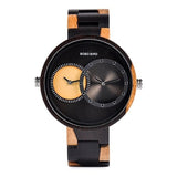 Round Shaped Mechanical Wooden Watch - Dazpy