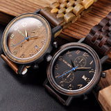 Round Shaped Wooden Watch - Dazpy