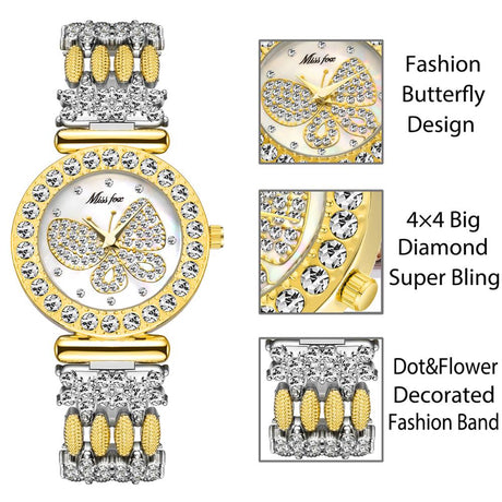 Butterfly Shaped Women's Watch - Dazpy