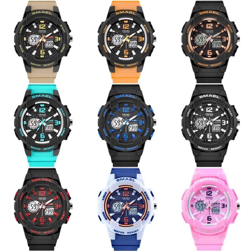 Women's Two Color Design LED Sport Watch - Dazpy