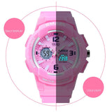 Women's Two Color Design LED Sport Watch - Dazpy