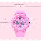 Women's Two Color Design LED Sport Watch - Dazpy