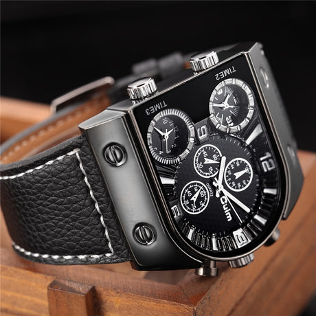 Casual Leather Wristwatch - Dazpy