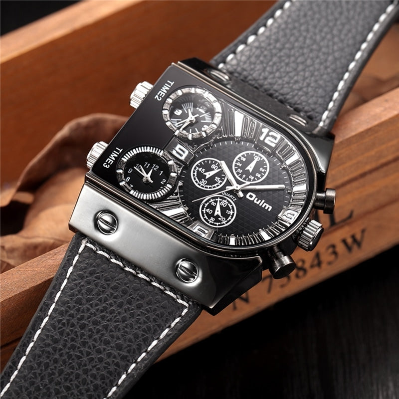 Casual Leather Wristwatch - Dazpy