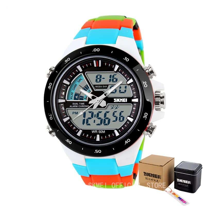 Men's Wristwatches with Digital and Analogue Display - Dazpy