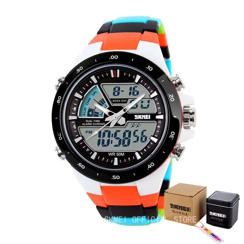 Men's Wristwatches with Digital and Analogue Display - Dazpy