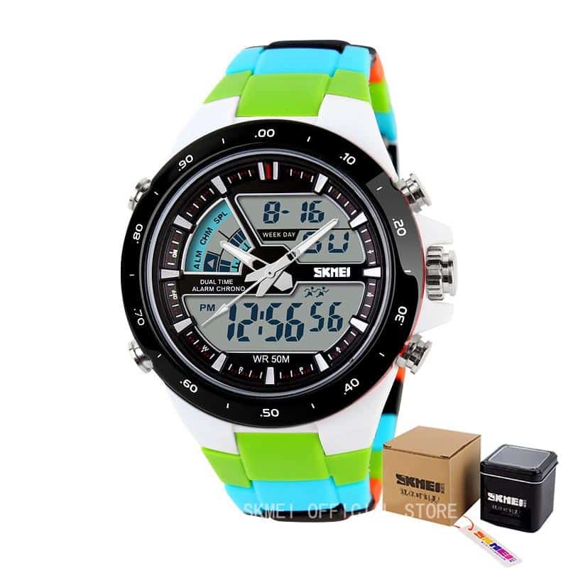 Men's Wristwatches with Digital and Analogue Display - Dazpy