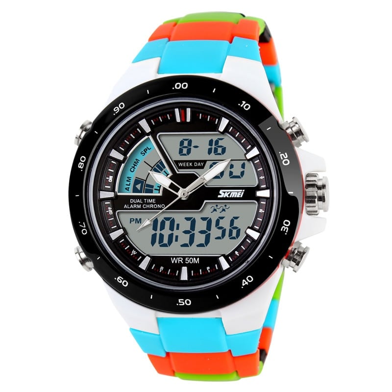 Men's Wristwatches with Digital and Analogue Display - Dazpy