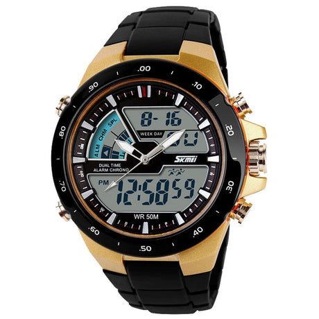 Men's Wristwatches with Digital and Analogue Display - Dazpy