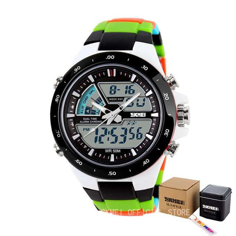 Men's Wristwatches with Digital and Analogue Display - Dazpy