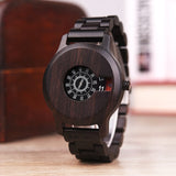 Men's Original Designed Wooden Quartz Wristwatch - Dazpy