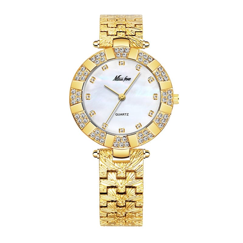 Classic Women's Gold Quartz Watches - Dazpy