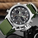 Fashionable Waterproof Watches with Dual Display - Dazpy