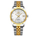 Women's Golden Steel Quartz Watch - Dazpy