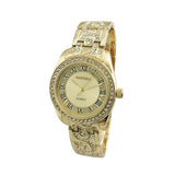 Women's Wristwatches with Roman Numerals and Rhinestone Decor - Dazpy