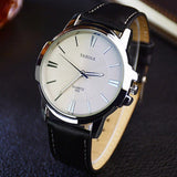 Glass Dual Elegant Men's Quartz Watch - Dazpy