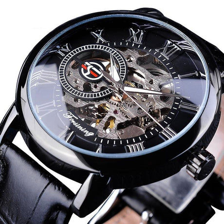 3D Elegant Luxury Mechanical Automatic Skeleton Watches for Men - Dazpy