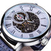 3D Elegant Luxury Mechanical Automatic Skeleton Watches for Men - Dazpy