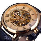 3D Elegant Luxury Mechanical Automatic Skeleton Watches for Men - Dazpy