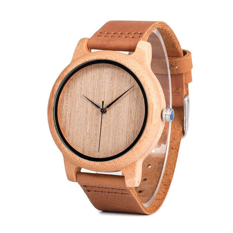 Fashion Casual Quartz Wood Men's Watch - Dazpy