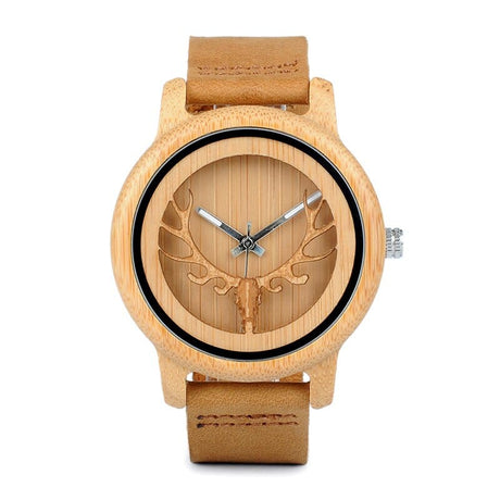 Fashion Casual Quartz Wood Men's Watch - Dazpy