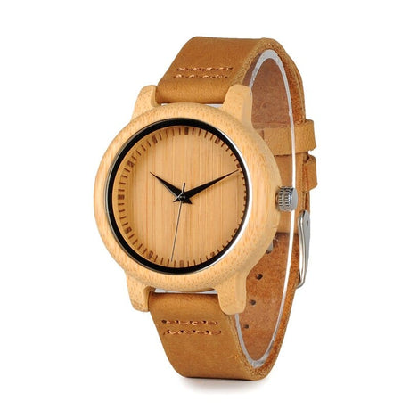 Fashion Casual Quartz Wood Men's Watch - Dazpy