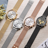 Women's Elegant Mesh Bracelet Watch - Dazpy