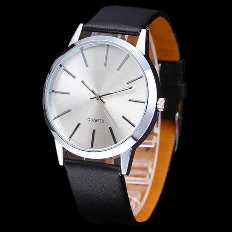 Men's Solid Casual Quartz Watch - Dazpy