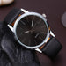 Men's Solid Casual Quartz Watch - Dazpy