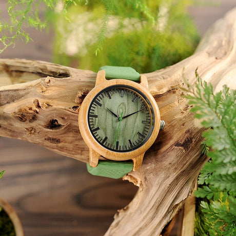 Women's Green Silicone Watch - Dazpy