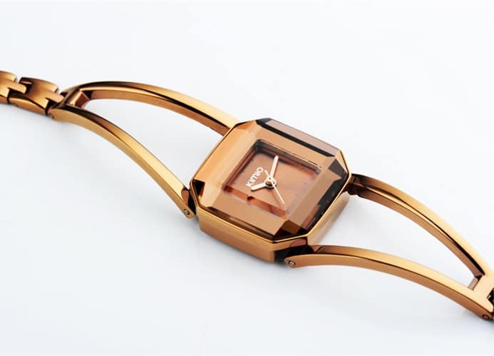 Quartz Wristwatches for Women with Gemstone Styled Dial - Dazpy