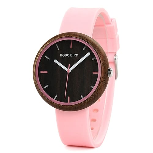 Women's Round Shaped Silicone Watch - Dazpy