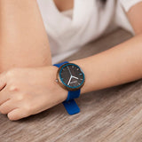 Women's Round Shaped Silicone Watch - Dazpy