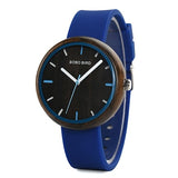 Women's Round Shaped Silicone Watch - Dazpy