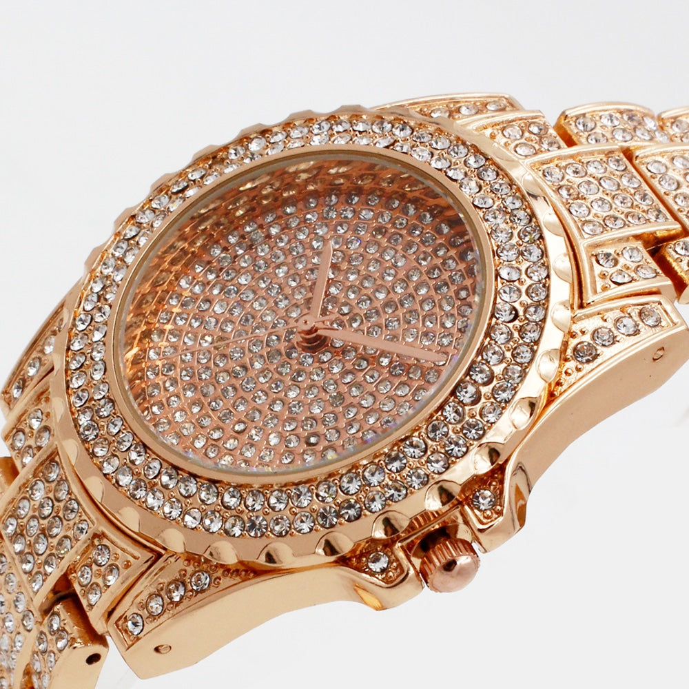 Queen of Diamonds Solid Rhinestone Watches - Dazpy