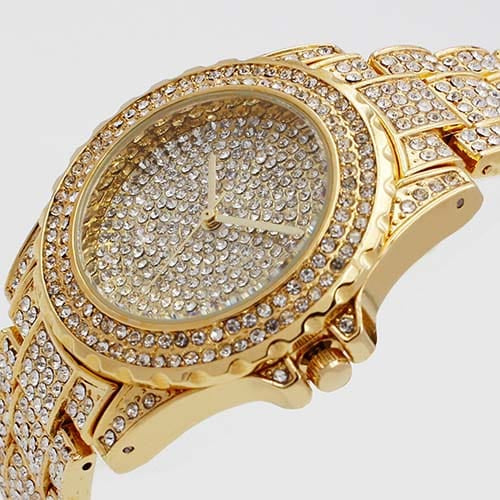 Queen of Diamonds Solid Rhinestone Watches - Dazpy